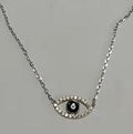 925 Sterling Silver BLUE EYE NECKLACE -55209