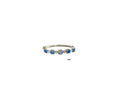 66027-K5-925 Sterling Silver Lab Grown Blue Opal Fancy Bangle-66027-k5